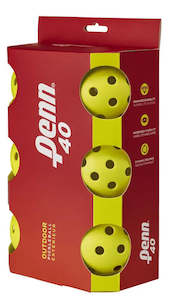 Products: PENN 40 Outdoor Pickleballs 6 pack