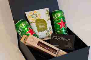 Heineken Snack Delight Gift Box with Beer