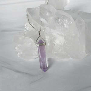 All Pendants 1: Amethyst Double Terminated Pendant