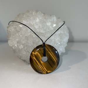 All Pendants 1: Crystal Donut Anxiety Fidget Pendant