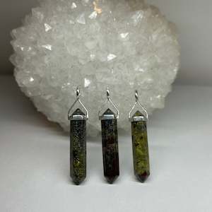 Dragon Blood  Double Terminated Pendant