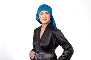 Long Silk Bonnet: Splash Happy Long Silk Bonnet