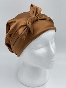 Vegan Satin Sleep Cap: Splash Happy Vegan Satin Sleep Cap