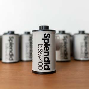 35mm Colour Negative Film C41: Splendid #SPL400BW (135, 24exp, 400ISO) w/develop and scanning