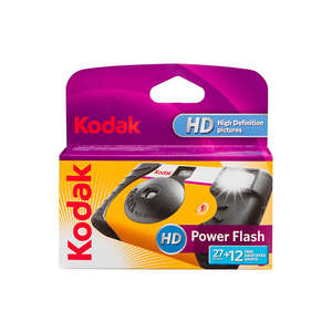 Disposable Cameras: Kodak Disposable Camera HD with Power Flash (135, 39exp, 800ISO)