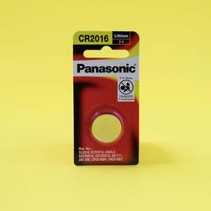 Batteries: Panasonic CR2016 Lithium Battery (3Volt)