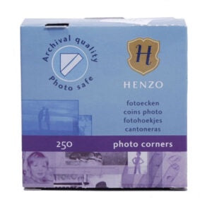 Photo Albums: Henzo Photo Corners - Transparent 250's