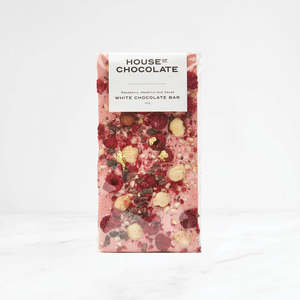 Gluten Free Food: Handmade Chocolate Bar | Raspberry & Hazelnut