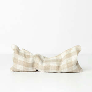 Tan: LINEN WHEAT BAG PARCHMENT // SMALL