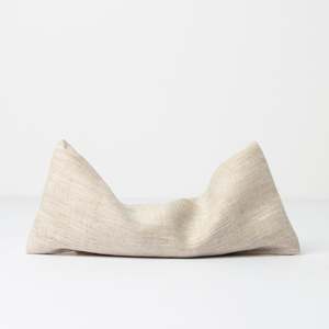 Tan: LINEN WHEAT BAG SAND // SMALL