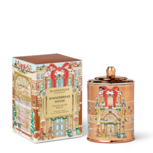 Gold: Gingerbread House 380g Candle