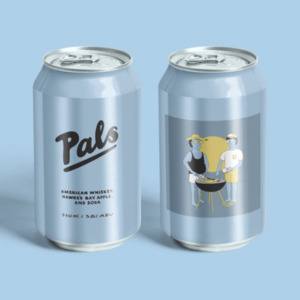 Blue: BLUE PALS - WHISKEY, HAWKE'S BAY APPLE AND SODA