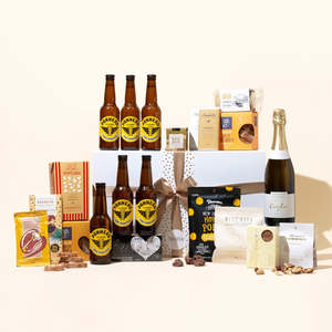 Gift Boxes Baskets Under 350: BEER & BUBBLES GIFT BOX