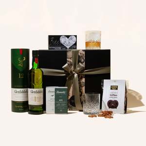 Birthday Gift Hampers Baskets For Him: WHISKY WONDER | GLENFIDDICH GIFT BOX