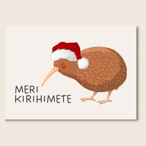 KIWI CHRISTMAS CARD