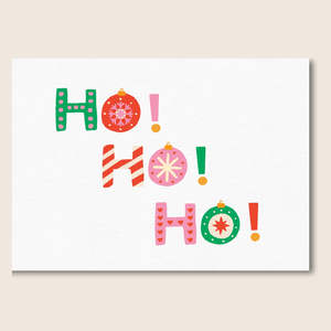 HO HO HO CARD