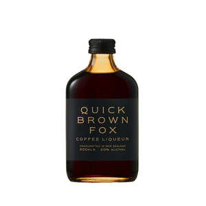 Black: Quick Brown Fox Coffee Liqueur 200ml