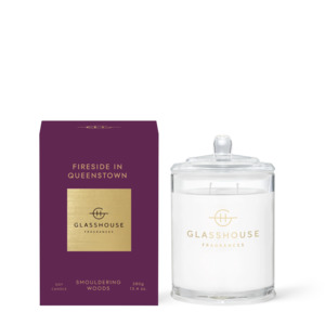 Purple: FIRESIDE IN QUEENSTOWN // 380g Candle