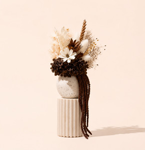 VERITY DRIED FLORAL BUNDLE // MINI + VASE
