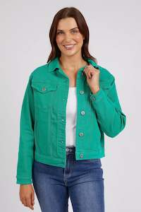 Denim Jackets: Elm Tilly Jacket Goodness - Green