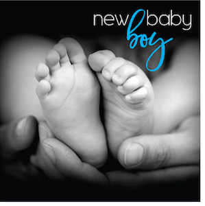 Affirmations: Affirmations Card - New Baby Boy