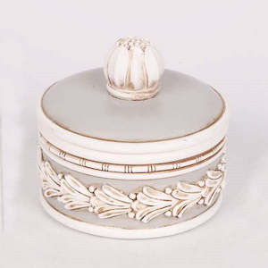 Linens More: Kerridge Group - Rose Jewel Box White + Grey