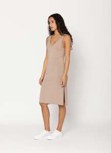 Two By Two: Two by Two Reversable Rayon Full Slip - Nude