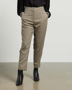 50 Rack: Et Alia Orlando Pant - Camel Houndstooth