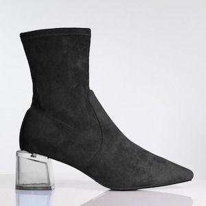 99 Rack: Minx Eden Boot - Black Suede