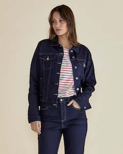 Denim Jackets: Betty Basics Dane Denim Jacket -Indigo