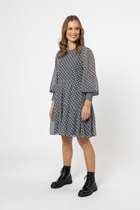 Seeking Lola  Maddy Dress - Daisy Check