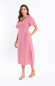 99 Rack: Seeking Lola Applause Dress - Blush Gingham
