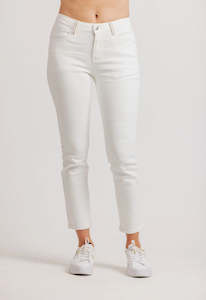 Mi Moso Pip Jean - White Wash