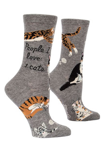 Melric Womens Novelty Socks - People I love