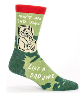 Socks: Melric Mens Novelty Socks - Dad Joke