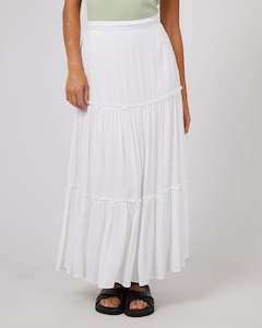 60 Rack: Silent Theory Olsen Skirt - White
