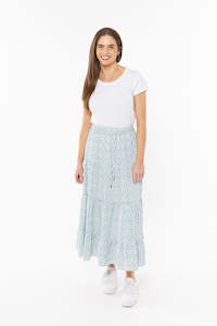 80 Rack: Seeking Lola Happy Maxi Skirt - Cornflower