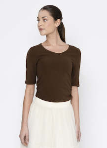 Two by Two Joyce Top - Brown