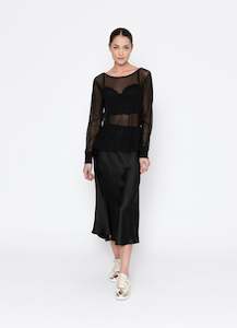 Two by Two Solari Top - Black Stripe