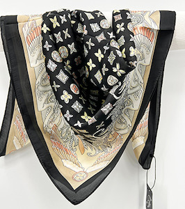 Frontier: Frontier Neck Scarf - Black White X