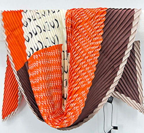 Frontier Neck Scarf - Pleated Autumn