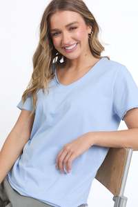 Elm Pima Vee Tee - Dream Blue