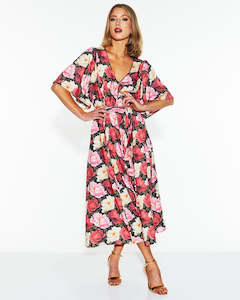 80 Rack: Fate + Becker Lyrical Midi Dress - Oscar Floral