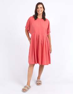 Elm Bliss Relaxed Dress - Watermelon Crush