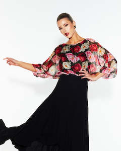 Fate + BeckerSunlight and Shadow Silk Top - Oscar Floral