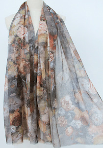 Frontier Scarf - Watercolours Autumn