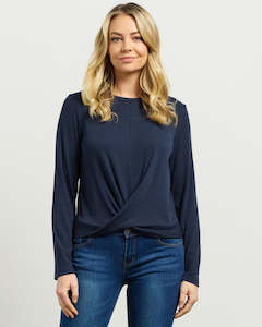 Et Alia Twist Tee - Ink