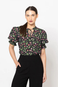 Seeking Lola Honey Blouse - Juniper