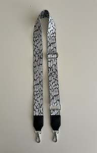 Fresh Accessories Bag Strap - Grey Leopard