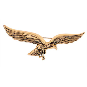 Brooch: Fresh Accessories - Gold Eagle